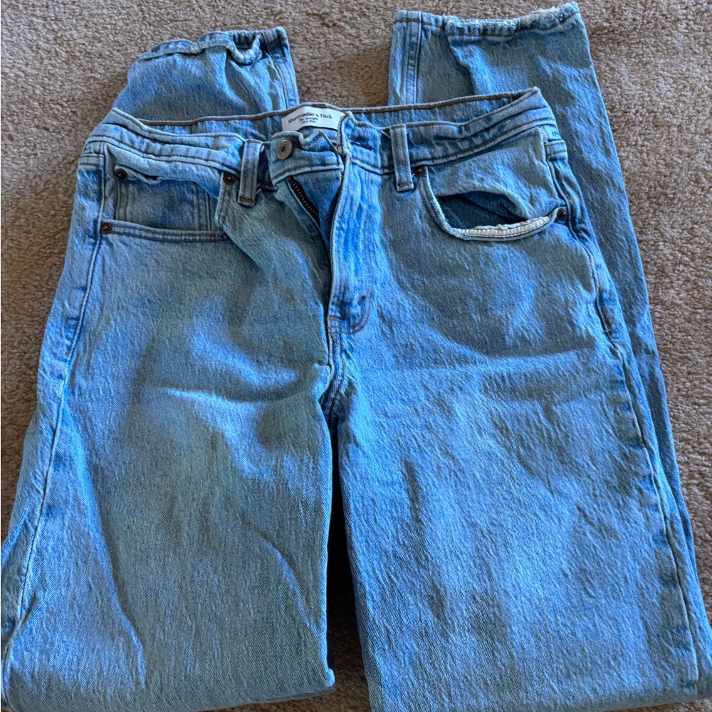 Abercrombie & Fitch Light Blue Straight Jeans